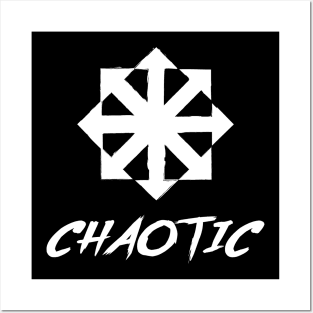 Chaotic Symbol of Chaos Posters and Art